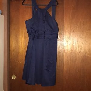 Navy bridesmaid dress